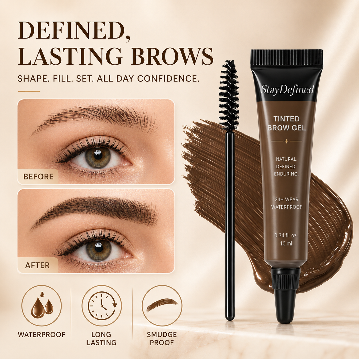 StayDefined™ Waterproof Tinted Brow Gel