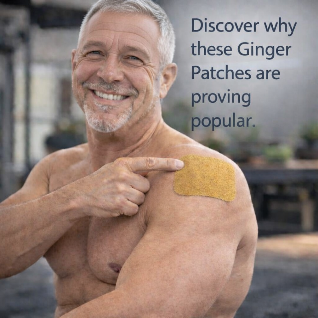 Sore Back, Knees or Shoulders? Relieve Joint Pain Naturally with Ginger Patches